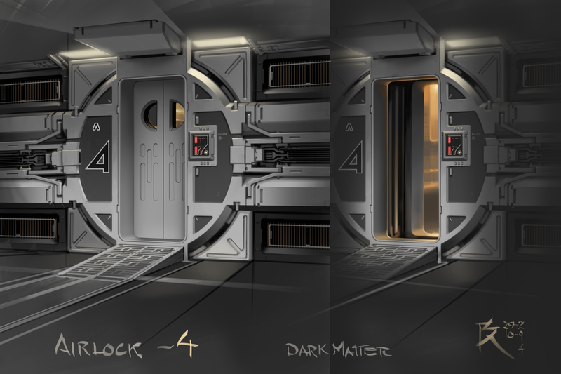 Illustration for article titled Exclusive Dark Matter Concept Art Is Loaded With Glorious Spaceships!